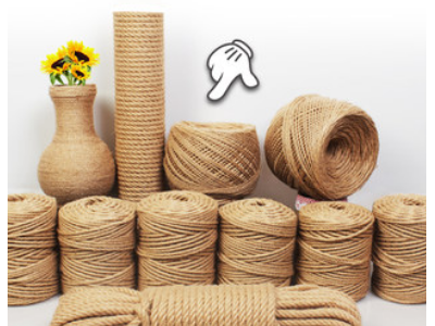 麻绳手工diy捆绑编织制装饰品材料